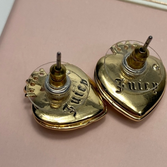 Juicy Couture Puffed Heart Earrings 👑 - Picture 8 of 10